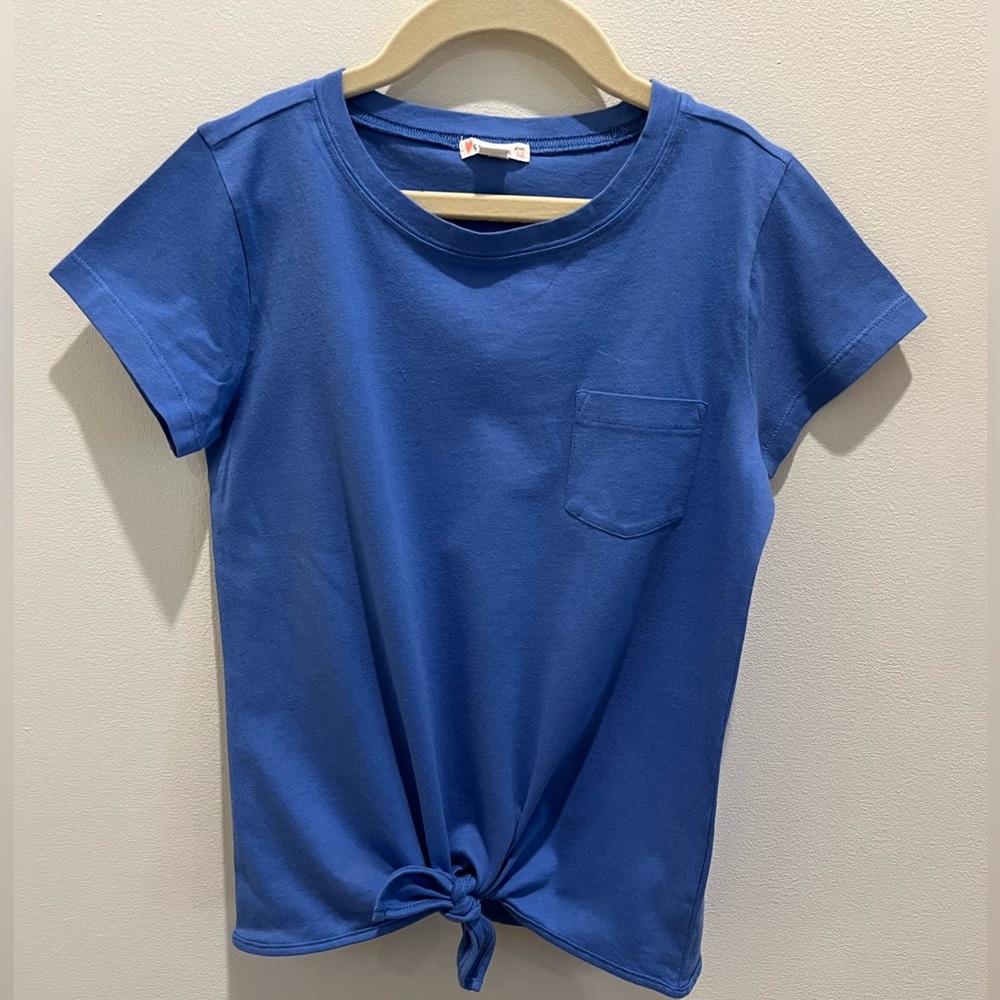 J.Crew Crewcuts Blue Tee Shirt Girl Size 12